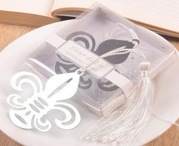 Fleur De Lis Bookmarks Metal flowerdeluce Bookmarks Baby Shower Souvenirs Wedding Favors and Gifts For Guest6957520