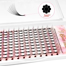 Tbestt Silk Premade Fans Eyelash Extensions Natural Soft Russian Volume Lashes Extensions Faux Mink Individual Lash Extensions
