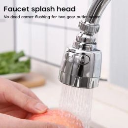 1pc Faucet Extender Spout Spout Anti-splash Head Water Saver Kitchen Home Extended Shower Spray Philtre Rotating Bubbler Philtre