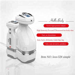 Slimming Machine Slimming Maquina Hifu High Intensity Focused Ultrasound Liposonix Wrinkle Removal With Head For Body Liposonic