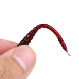 OUTKIT 20pcs 4.5cm Fishing Soft Worm Lures Pin Tail Ice Fishing Bait Soft Polaris Sinking Lure Pesca Silicone Fishing Tackle