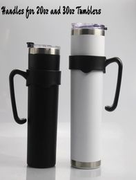 Portable Plastic Handles for 20 30oz skinny Tumbler Nonslip Handle Convenient PP Bottle Holder for 20 30Ounce5598986