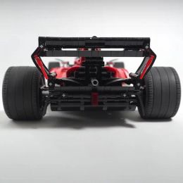 New MOC-157480 F1 SF-23 Italian GP Livery 1:8 Scale Formula 1 Race Car Model Buiding Creators Block Bricks Toys Birthday Gifts