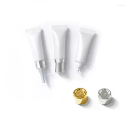 Storage Bottles 5g 100pcs White Empty Plastic Tube For Personal Care Cream Small Sample Soft Tubes Cosmetic Container Bottle