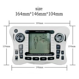 12 Modes Electrical Tens Pulse Massager EMS Muscle Stimulator Acupuncture Low Digital Frequency Physiotherapy Machine Fat Burner