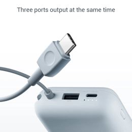 Xiaomi Built In Cable Power Bank 10000mAh 22.5W P15ZM Type-C Two way Fast Charging Mi Powerbank Portable Powerbank For iPhone