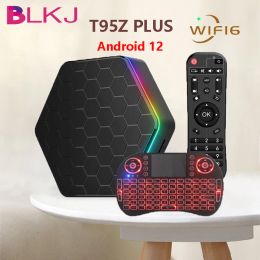 Box Blkj T95Z PLUS TV BOX Android 12 Allwinner h618 2.4G 5G Dual Band Wifi6 6k 4k m3u Smart Android TVBOX Media Player Set Top Box