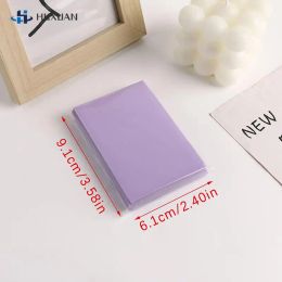 50Sheets Ice Cream Colour Card Bag Photocard Sleeves Idol Photo Cards Protective Storage Bag PP Frosted Card Film 6cm x 9cm