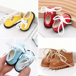 Doll Toy Bright Leather Shoes Suit for 15-20cm Doll Mini Shoes for 1/6 Doll Toys For Girls Gifts Doll clothes Shoes Accessories