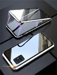 Magnetic Phone Case For Samsung Galaxy S20 S10 S21 S8 S9 Note 20 Ultra Plus Note 10 A71 51 s20 fe Glass Cover Metal Cover Funda3666621