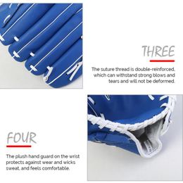 Batting Gloves New Pu Leather For Kids/adults Man Woman Training Baseball Glove Durable Softball Practise Equipment Unisex