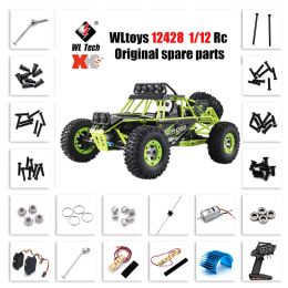 12428 Original Parts 0090-0129 Wltoys 12427 12423 RC Car Spare Part Bearing/Screw/Differential/Servo/Nut/Motor/USB Charger/Light