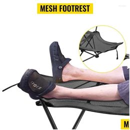 Camp Furniture Cam Chairs Folding Chair Lounge 330 Lbs Capacity W/ Footrest Mesh Cup Holder Storage Bag Drop Delivery Sports Outdoors Dhaiz