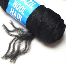 Wigundle For Braiding 70g per bundle Brazilian wool hair flame retardant synthetic fiber for box braids Senegalese Twist Braids