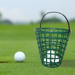 Golf Basket Portable Golf Ball Basket Green Durable Golf Ball Container With Handle Golf Supplies Balls Bag Golf Accessories