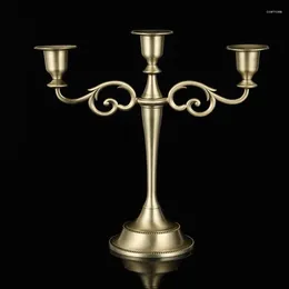 Candle Holders Home Vintage Candlelit Valentine's Day Decoration Metal Iron Art Candlestick Place A Romantic Wedding Table