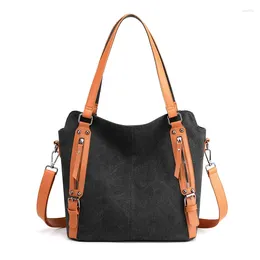 Shoulder Bags Autumn Simple Art Large-capacity Handbag 2024 Trend Fashion Casual Retro Messenger Canvas Bag Female