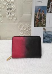 brand designer women gradient color long wallets luxury wristlet bag purse passport ID credit card holder artificial cowhide clutc1354380