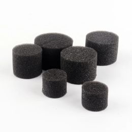100pc Black Rooting Sponge Hydroponics Block Cloning Collar Aquaponics Net Pot Sponge Anti-Alga 4 Size Available
