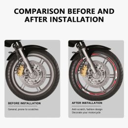 Motorcycle Wheel Stickers Waterproof Rim Decal for CBF 1000 Honda CBF1000 Accessories 2006-2016 2010 2011 2012 2013 2014 Sticker