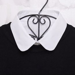 Vintage Solid Shirt Lace False Collar White Black Blouse Vintage Detachable Collar Women Clothes Accessories Clothes Accessories