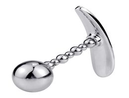 Anal Plug Bead Outdoor Metal Vaginalanal dual use Suitable Masturbation g spot anus stimulator For Longterm Wear Sex Toys SM Pro4438632