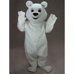 Mascotte costumi in schiuma simpatica orso bianco polar cartone animato peluche abito di fantasia natalizio di halloween costume da mascotte