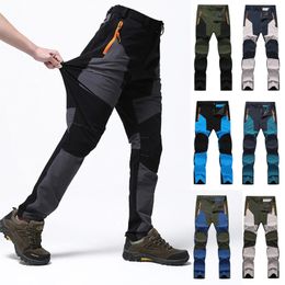 4 Season Casual Hiking Pants Fashion Men Keep Warm Fishing Pants Outdoors Sports Tactical Waterproof Mountain Trekking Pants 240409