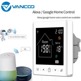 Vancoo Wifi Smart Home Electric/Water/Gas Boiler Heating Thermostat Phone Control Termostato Work with Google Home and Alexa