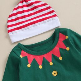 Clothing Sets Baby Boy Girl Christmas Outfit Thanksgiving Halloween Romper Tops Pants Hats Set Winter Fall Clothes
