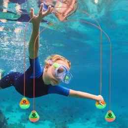 2pcs Diving Pool Toys Set No Toxic Through Door Diving Ring Durable PVC Swim Through Door Toys Best Gift for Kid Child