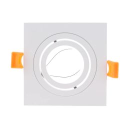 LED Recessed Ceiling Light Fitting Fixture for Spot Light Adjustable Cutout 70mm Frame MR16 GU10 Bulb Fixture Downlight Holder