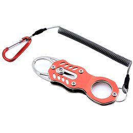 1~4PCS Fishing Outdoor Portable Lock Fishing Gripper Portable Fish Grip Lip Clamp Tool Fish Controller Plier Accessoryer