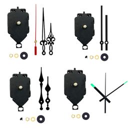 Sweep Type Silent Wall Clock Movement Hour Minute Second Needle Mechanism Replacement Quartz Clock Repair Accessories