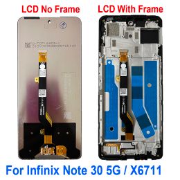 6.78'' Original For Infinix Note 30 4G 5G X6711 X6833B X6716B LCD Display Touch Screen Digitizer Assembly For Infinix Note30 LCD