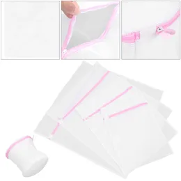 Laundry Bags 5pcs Clothing Washing Pouch Reusable Net Bag Washer Mesh