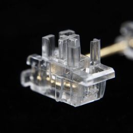 Keyboards Plate Mounted Transparent Clear Stabilizers Axis Gold Wire 7u 6.25u 2u 6u For Mechanical Keyboard Modifier Keys