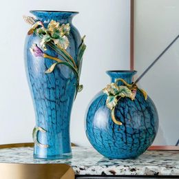Vases Modern Minimalist Glass Hydroponic Living Room Nordic Style Luxury Ikebana Jarrones Decorativos Home Decor WZ50HP