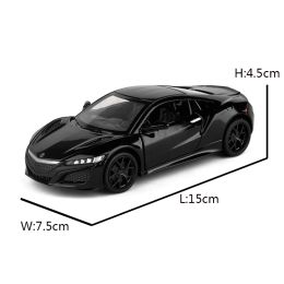 1:32 Honda-Acura NSX Car Model Diecasts Toy Vehicles Toy Car Pull Back Flashing For Children Boy Gifts Toy Traffic props