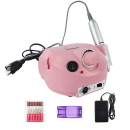 Drills 35000/20000 RPM Electric Nail Drill Machine with Mill Cutter Set All for Manicure Nail Tips Manicure Electric Nail Pedicure File