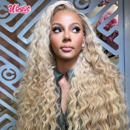 613 Wig With Natural Colour Roots Loose Wave Deep 13x4 Lace Front Wig Human Hair Wigs For Woman Virgin Brazilian Preplcuked HD