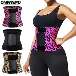 Slimming Belt QMWWMQ Waist Trainer for WomenTummy Sauna BeltBody Shaping Belt Girdle Corset For Muscle Training Fat Burning Fitness Straps 240409