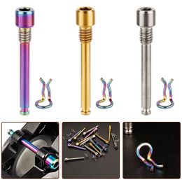 Bicycle Disc Brake Calliper Bolts With Spring Clip For Shimano XTR Ultegra M985 R8070 Bike Pad Axle Snap Ring Titanium Alloy