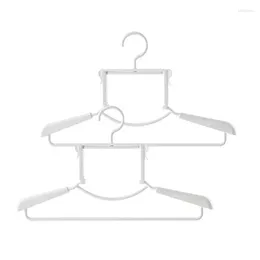 Hangers Retractable Clothes Hanger 2Pcs Space Saving Clothing Coat For Closet 360 Degree