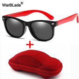 WarBlade New Children Polarised Sunglasses Kids Sun Glasses Boys Girl Baby Silicone Safety Glasses 100% UV400 Eyewear with Case