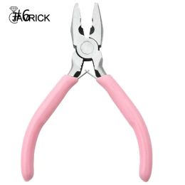 Durable Steel Jewelry Pliers Set for Beads Repairs Long Nose Round Nose Wire Cutting and Curved Pliers with Tweezers