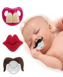 Pacifiers 1pcs Lips Nipple Silicone Soother Pacifier Baby Kiss Infant Toddler Funny Mouth Gifts9286934