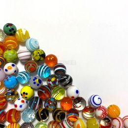 G1-15 16MM Glass Marbles Home Decor Glass Ball Stained Glass Photography Accessories Vase Fish Tank Christmas Balls Room Decor