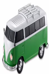 10pcslot WS266BT bluetooth speaker colorful mini speaker car shape mini bus speaker sound box MP3U diskTFFM function4964333