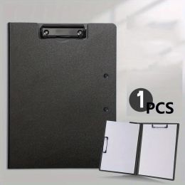 1pc A4 File Folders Clipboard with Cover, Paper Folder for School, Stationery Office Supplies